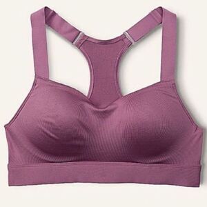 Victorias Secret Pink Ultimate Push Up Padded sport yoga gym bra dusty purple Xs